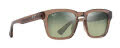 Maui Jim Maluhia Shiny Trans Light Brown (HTS643-01) Sunglasses - Color Image
