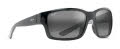 Maui Jim Mangroves Black w/Grey Interior (604-02) Sunglasses - Color Image
