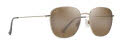 Maui Jim Olali AF Shiny Lt Gold w/Greyish-Green (H657-16A) Sunglasses - Color Image
