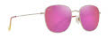 Maui Jim Olali AF Shiny Lt Gold w/Violet & Pink (P657-16B) Sunglasses - Color Image