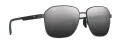 Maui Jim Onipaa AF Matte Gunmetal w/ Black (DSB651-02) Sunglasses - Color Image