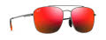 Maui Jim Piwai AF Shiny Light Ruthenium (RM645-17) Sunglasses - Color Image