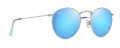 Maui Jim Pukaua Shiny Silver w/Blue & Green (B667-17B) Sunglasses - Color Image