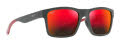 Maui Jim The Flats Dark Grey w/Brick Red Int (RM897-04) Sunglasses - Color Image
