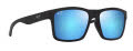 Maui Jim The Flats Matte Black/Blue (B897-02B) Sunglasses - Color Image
