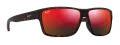 Maui Jim Uila AF Matte Dark Havana (RM662-10) Sunglasses - Color Image