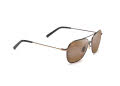 Maui Jim Mano-877 Dark Brown with Gold stripe / HCL® Bronze Bi-Gradient PolarizedPlus2 Lens (H877-01) Sunglasses - Color Image