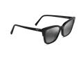 Maui Jim Kou-884 Black Gloss / Neutral Grey PolarizedPlus2 Lens (884-02) Sunglasses - Color Image