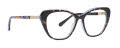 Vera Bradley Leyton Cerulean Bouquet (CBQ) Eyeglasses - Color Image