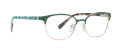 Vera Bradley Kids VB Reesa Foxglove Fields Green (FFG) Eyeglasses - Color Image