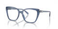 Michael Kors MK4110U Blue Transparent (3956) Eyeglasses - Color Image