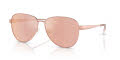 Michael Kors MK1160 Rose Gold / Rose Gold Mirror (11086X) Sunglasses - Color Image