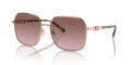 Michael Kors MK1145B Shiny Rose Gold/Light Brown Pink Gradient (110814) Sunglasses - Color Image