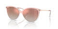 Michael Kors MK2184U Pink To Clear/Rose Gold Gradient (32556F) Sunglasses - Color Image