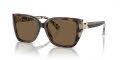 Michael Kors MK2199 Bi-Layer-Dark-Cream-Tortoise / Brown-Solid (395173) Sunglasses - Color Image
