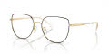 Michael Kors MK3075D Light Gold (1014) Eyeglasses - Color Image