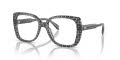 Michael Kors MK4104U Black Mk Logo Glitter (3958) Eyeglasses - Color Image