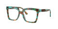Michael Kors MK4119U Teal-Graphic-Tortoise (4000) Eyeglasses - Color Image