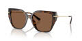 Michael Kors MK2231U Dark Tortoise / Dark Brown Solid (30063G) Sunglasses - Color Image