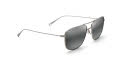 Maui Jim Mikioi - 887 Matte Titanium / Neutral Grey Bi-Gradient PolarizedPlus2 Lens (887-17) Sunglasses - Color Image