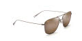 Maui Jim Mikioi - 887 Satin Sepia / HCL® Bronze Bi-Gradient PolarizedPlus2 Lens (H887-01) Sunglasses - Color Image