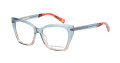 Christian Siriano Anja Crystal Blue Gradient Eyeglasses - Color Image