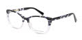 Christian Siriano Cozay Black Tortoise Laminate Eyeglasses - Color Image