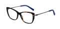 Christian Siriano Sondra Blue Glitter Eyeglasses - Color Image