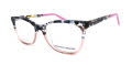 Christian Siriano Y-Taylor Crystal Pink Tortoise Eyeglasses - Color Image