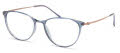 Modo 7035A Grey Blue (Global Fit) Eyeglasses - Color Image