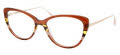 Christian Siriano Priyanka Brown Yellow (BNYL0) Eyeglasses - Color Image