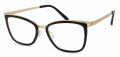 Modo 4513GF Black Gold (Global Fit) Eyeglasses - Color Image