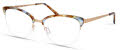 Modo 4526N Blue Tortoise Eyeglasses - Color Image