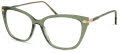 Modo Monroe Olive Green Eyeglasses - Color Image