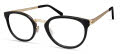 Modo 4509 Matte Black Gold (Global Fit) Eyeglasses - Color Image