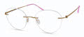 Modo 4604 Light Gold Eyeglasses - Color Image