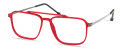 Modo Zeta Dark Red Eyeglasses - Color Image