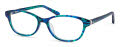 Modo 6517 Blue Green Stripe Eyeglasses - Color Image