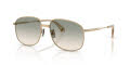 Moncler ME4013 Matte Pale Gold/Gradient Brown (10242C) Sunglasses - Color Image
