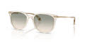 Moncler ME6013 Shiny Butter/Gradient Brown (30032C) Sunglasses - Color Image