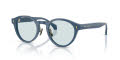 Moncler ME6017D Shiny Azure/Nxt Photo Azure (3028N2) Sunglasses - Color Image