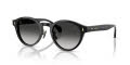 Moncler ME6017D Shiny Black/Dark Gradient Grey (30013C) Sunglasses - Color Image