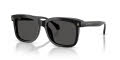 Moncler ME6018 Shiny Black/Dark Grey Solid (300187) Sunglasses - Color Image