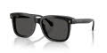 Moncler ME6018F Shiny Black/Dark Grey Solid (300187) Sunglasses - Color Image