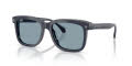 Moncler ME6018F Shiny Dark Blue/Azure (302072) Sunglasses - Color Image