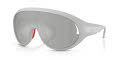 Moncler ME8010 Matte Silver/Mirror Silver (50278V) Sunglasses - Color Image