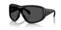 Moncler ME8016U Matte Black/Dark Grey Solid (500687) Sunglasses - Color Image