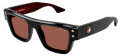 Mont Blanc MB0253S Black / Brown Lens (008) Sunglasses - Color Image