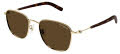 Mont Blanc MB0392SA Gold / Brown Lens (004) Sunglasses - Color Image