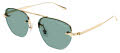 Mont Blanc MB0404S Gold / Green Lens (003) Sunglasses - Color Image